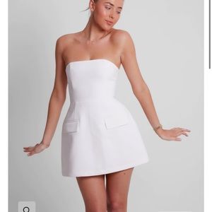 Odd Muse The Ultimate Strapless Dress in White